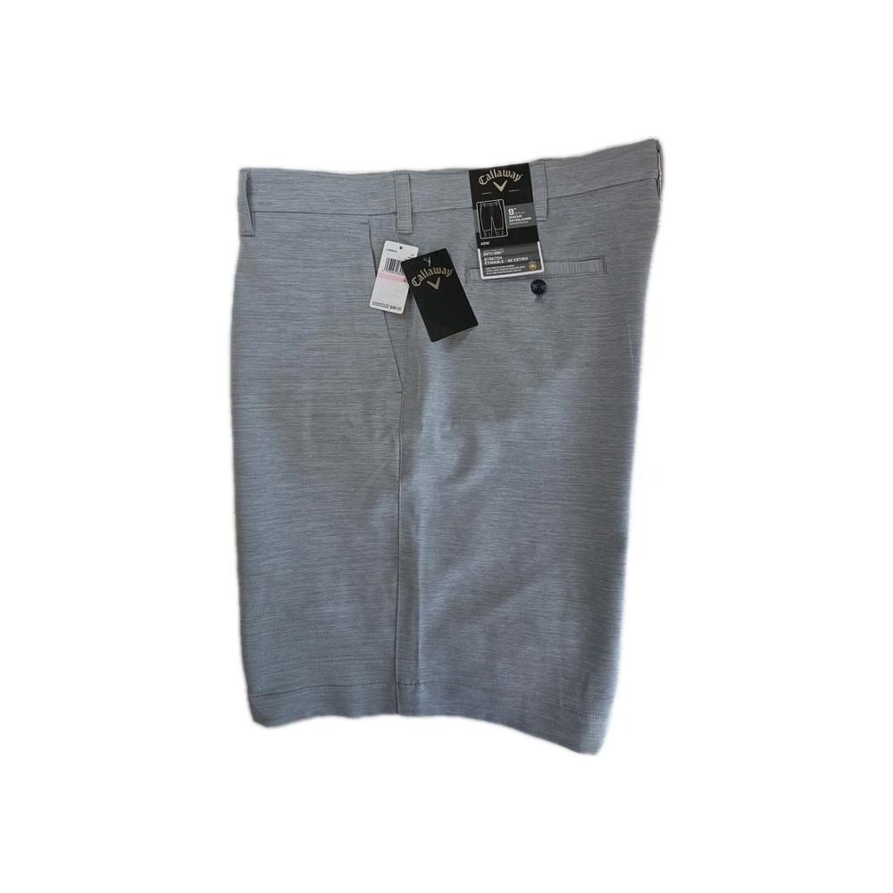 Callaway Golf Shorts Men's 40 Navy GRAY Stretch Performance Opti-Dri CGBRB010